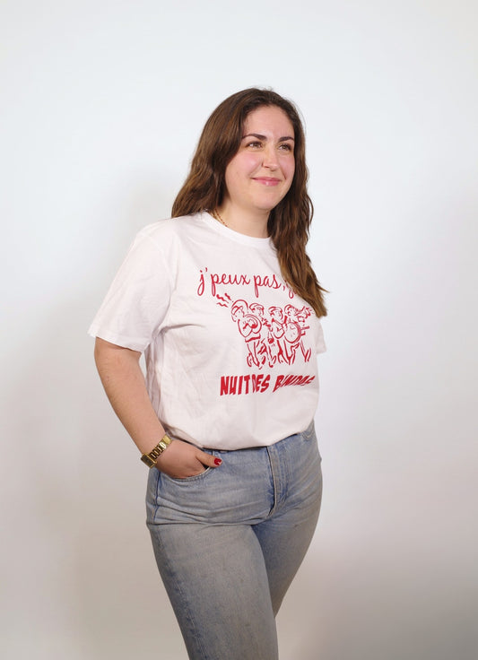 T-shirt "J'peux pas, j'ai nuit des Bandas"